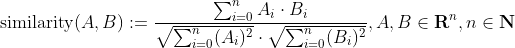 Cosine Similarity